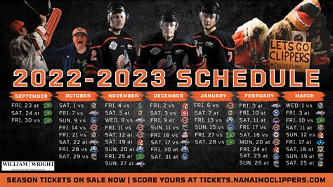 nanaimo clippers schedule